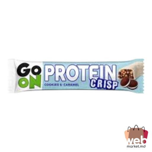 Baton proteic biscuiți /caramelă 50g GO ON