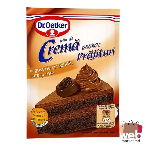 Cremă ciocolată /trufe /rom 55g DR.OETKER