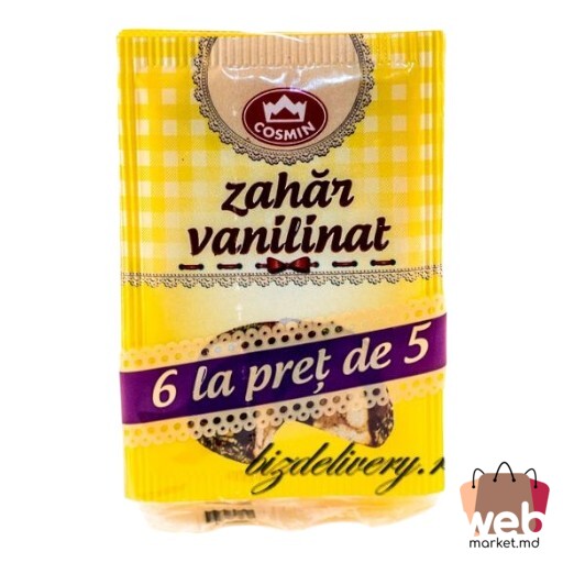 Zahăr vanilat 5 +1 8g COSMIN