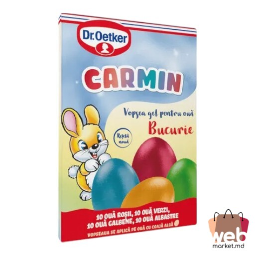 Vopsea ouă Carmin Kit Bucurie 20ml DR.OETKER
