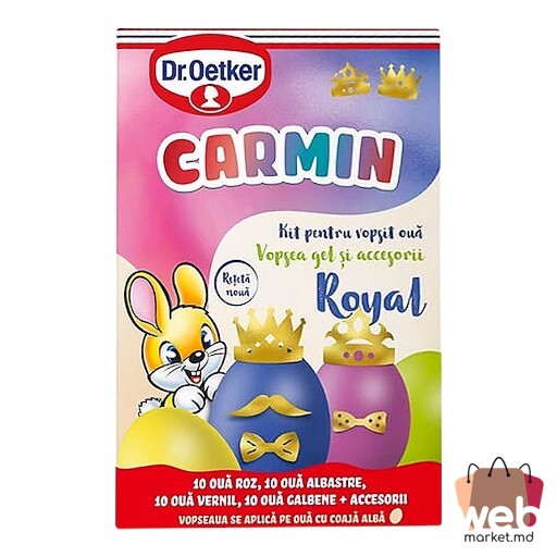 Vopsea ouă Carmin Kit Royal new 20ml DR.OETKER