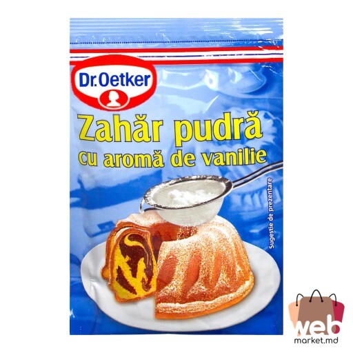 Pudră de zahăr aromatizată 80g DR.OETKER