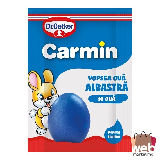 Vopsea ouă Carmin albastră 10 ouă 5ml DR.OETKER