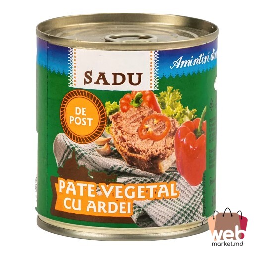 Pate vegetal cu ardei 300g SADU