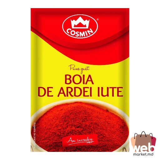 Paprika picantă 17g COSMIN