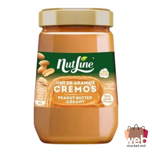 Unt de arahide cremos 340g NUTLINE