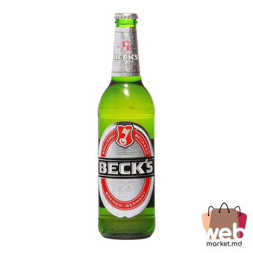 Bere blondă 4.8% 500ml BECKS