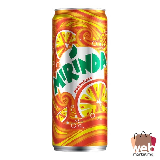 Băutură răcoritoare carbogazoasă orange 330ml MIRINDA