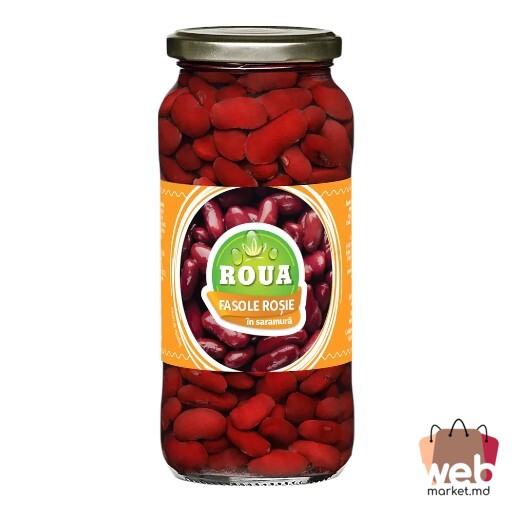Fasole roșii în saramură 540g ROUA