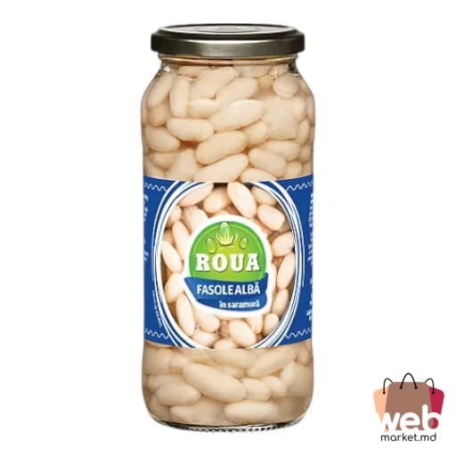 Fasole albe în saramură 540g ROUA