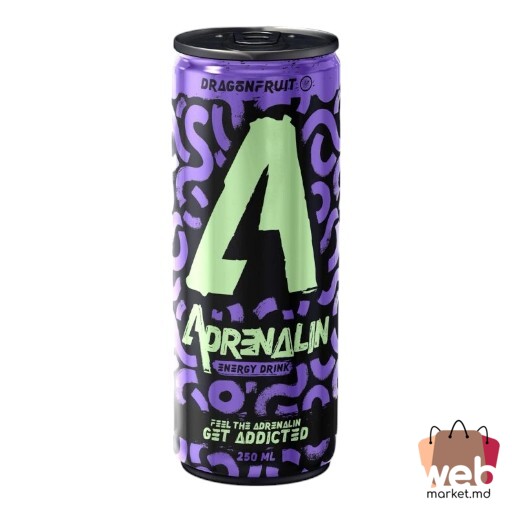 Băutură energizantă Dragonfruit 250ml ADRENALIN