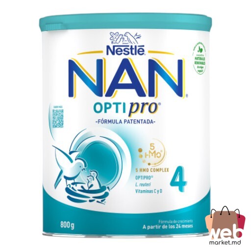 Formulă de lapte praf NAN Optipro 4 800g NESTLE