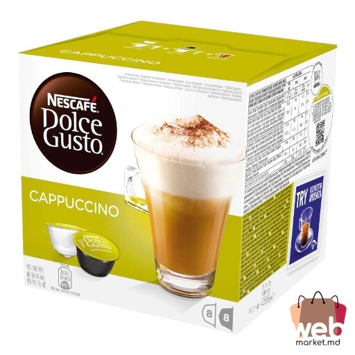 Cafea capsule Cappuccino 8+8 capsule 186.4g NESCAFÉ