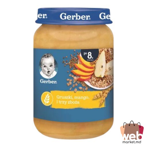 Piure pere /mango /3 cereale 190g GERBER