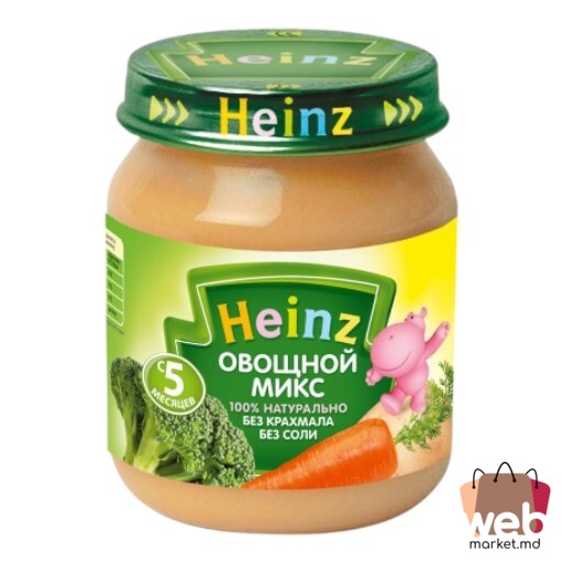 Piure Mix legume (5+ luni) 120g HEINZ