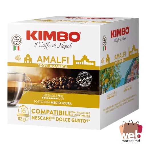 Cafea capsule Dolce Gusto Amalfi 100% Arabica 16caps. x7g KIMBO