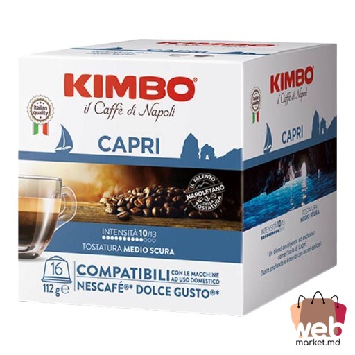 Cafea capsule Dolce Gusto Capri 16caps. x7g 112g KIMBO