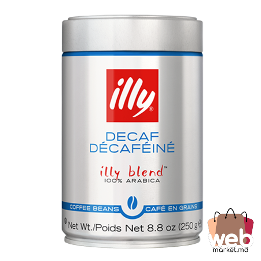 Boabe de cafea decofeinizată Classico prăjire medie 250g ILLY