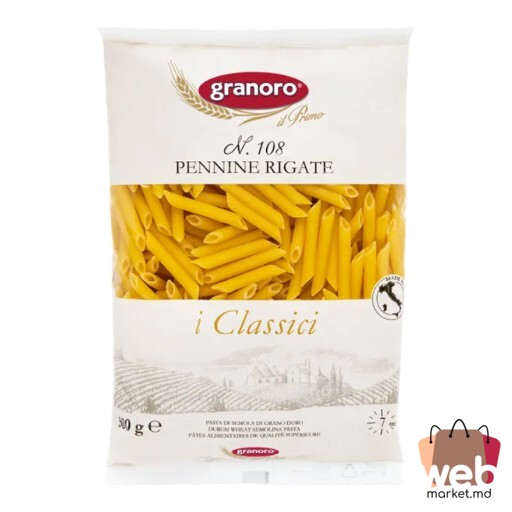 Paste făinoase Pennine Rigate Nr.108 500g GRANORO