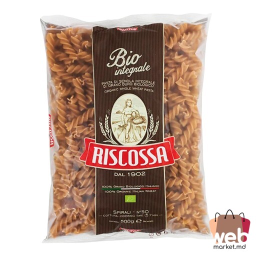 Paste făinoase Spirali Bio Integrale 500g RISCOSSA