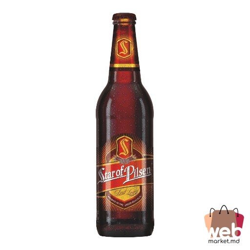 Bere brună Sticlă 4.5% 500ml STAR OF PILSEN