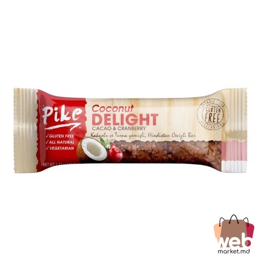 Snack cocos /răchițele /cacao 92g PIKE KUBBE