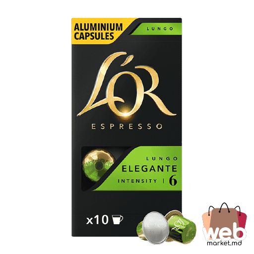 Cafea capsule Lungo Elegante 10caps. x5.2g L'OR