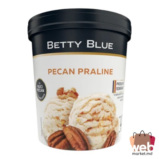 Înghețată vanilie praline pecan 482g BETTY BLUE