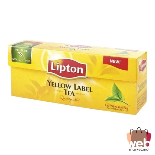 Ceai negru Yellow Label Clasic 25pac. x2g LIPTON