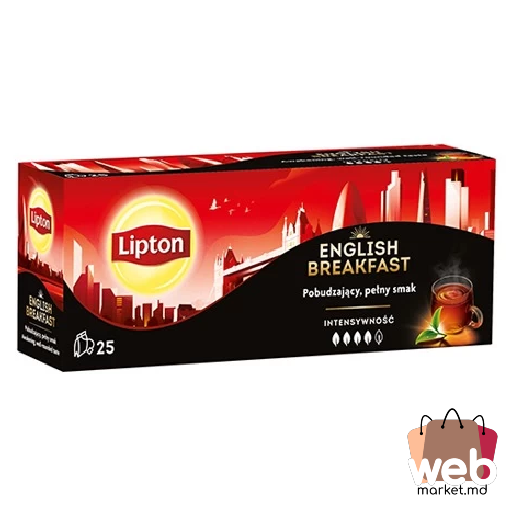 Ceai negru English Breakfast 25pac. x2g LIPTON