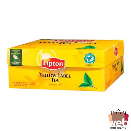 Ceai negru Yellow Label 100pac. x2g LIPTON