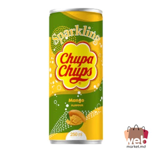 Băutură răcoritoare carbogazoasă Mango 250ml CHUPA CHUPS
