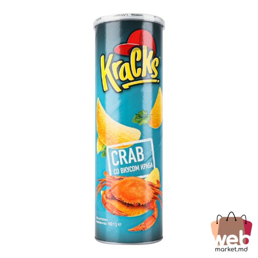 Chipsuri cartofi crab 160g KRACKS