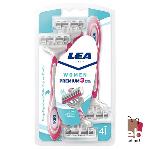 Aparat de ras Women Premium 3 lame 4 buc LEA