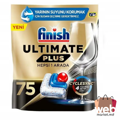 Capsule mașina de spălat vase Ultimate Plus 75buc. FINISH