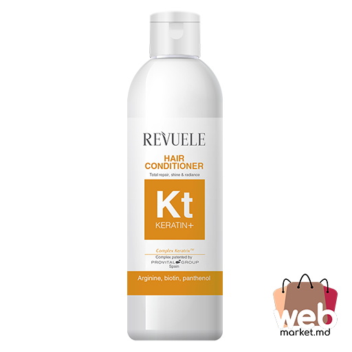 Condiționer p/u păr Keratin+ 200ml p/u păr fragil REVUELE
