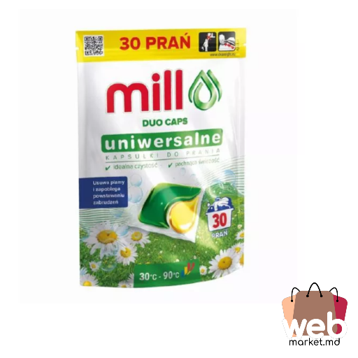 Detergent capsule 30caps. MILL