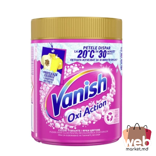 Detergent îndepărtare pete Oxi Action 480g VANISH