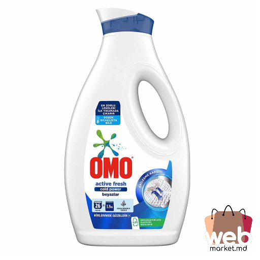 Detergent lichid Active Fresh Beyaz 1.690ml OMO