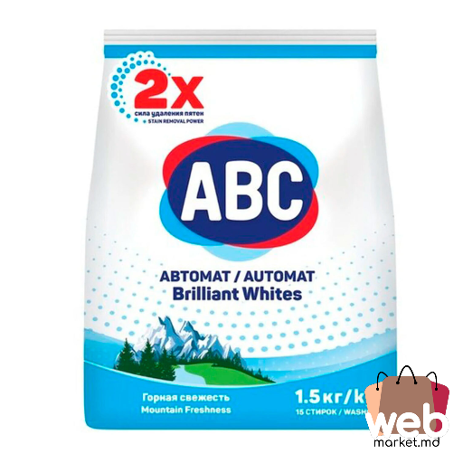 Detergent pudră Mountain Freshness 1.5kg ABC