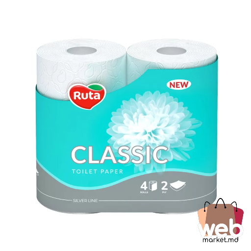 Hârtie igienica 2str 4 role RUTA