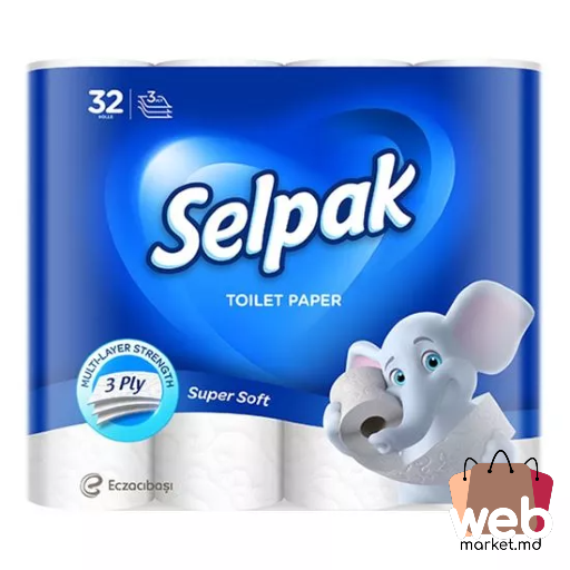 Hârtie igienică 3str. 32 role SELPAK