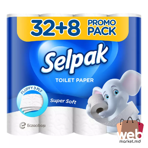 Hârtie igienica Super Soft 3str. 40 role SELPAK