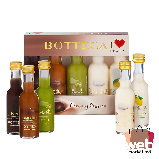 Lichior set Creamy Passion 5buc. x300ml BOTTEGA