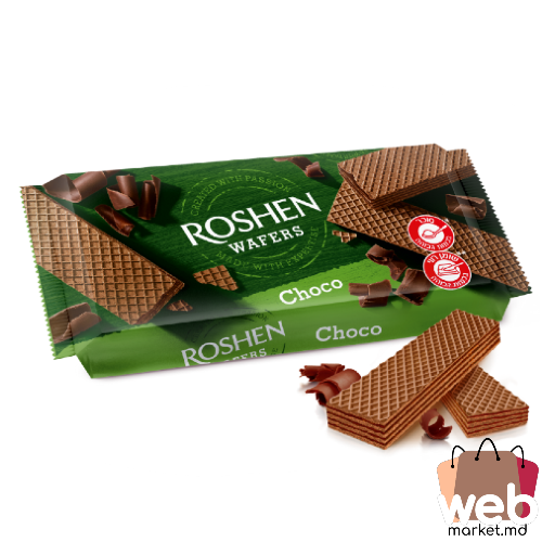 Napolitane Wafers ciocolată 16buc. 216g ROSHEN