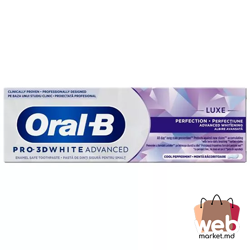 Pastă de dinți 3D White Advanced Lux 75ml ORAL-B