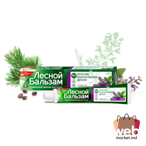 Pastă de dinți 75ml Salvie si aloe LESNOI BALSAM