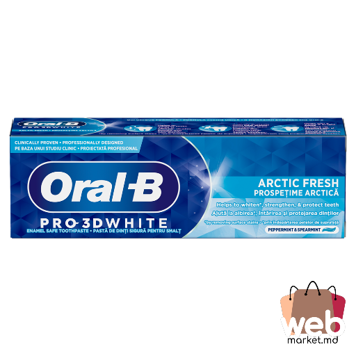 Pasta de dinți Pro 3D White 75ml ORAL-B
