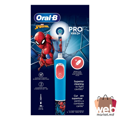 Perie de dinți Spiderman electrică 1buc. ORAL-B