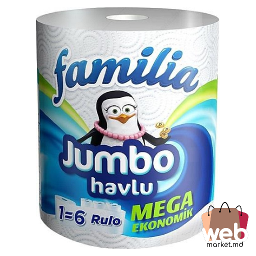 Prosop de hârtie Jumbo 1rolă FAMILIA